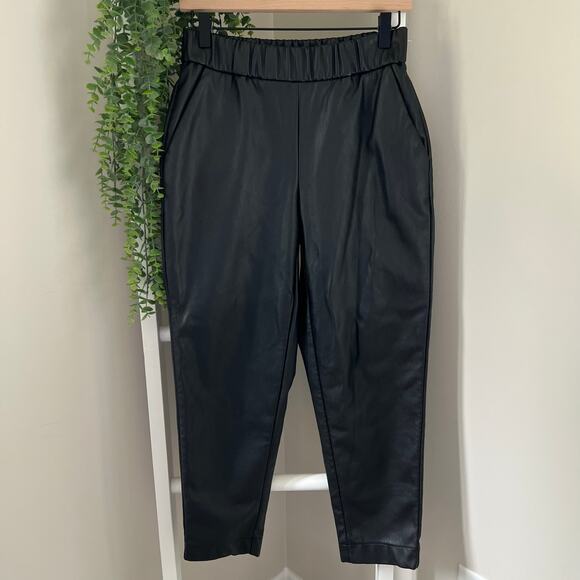 A New Day Faux Leather Black Pants Women's size XS - Picture 1 of 15